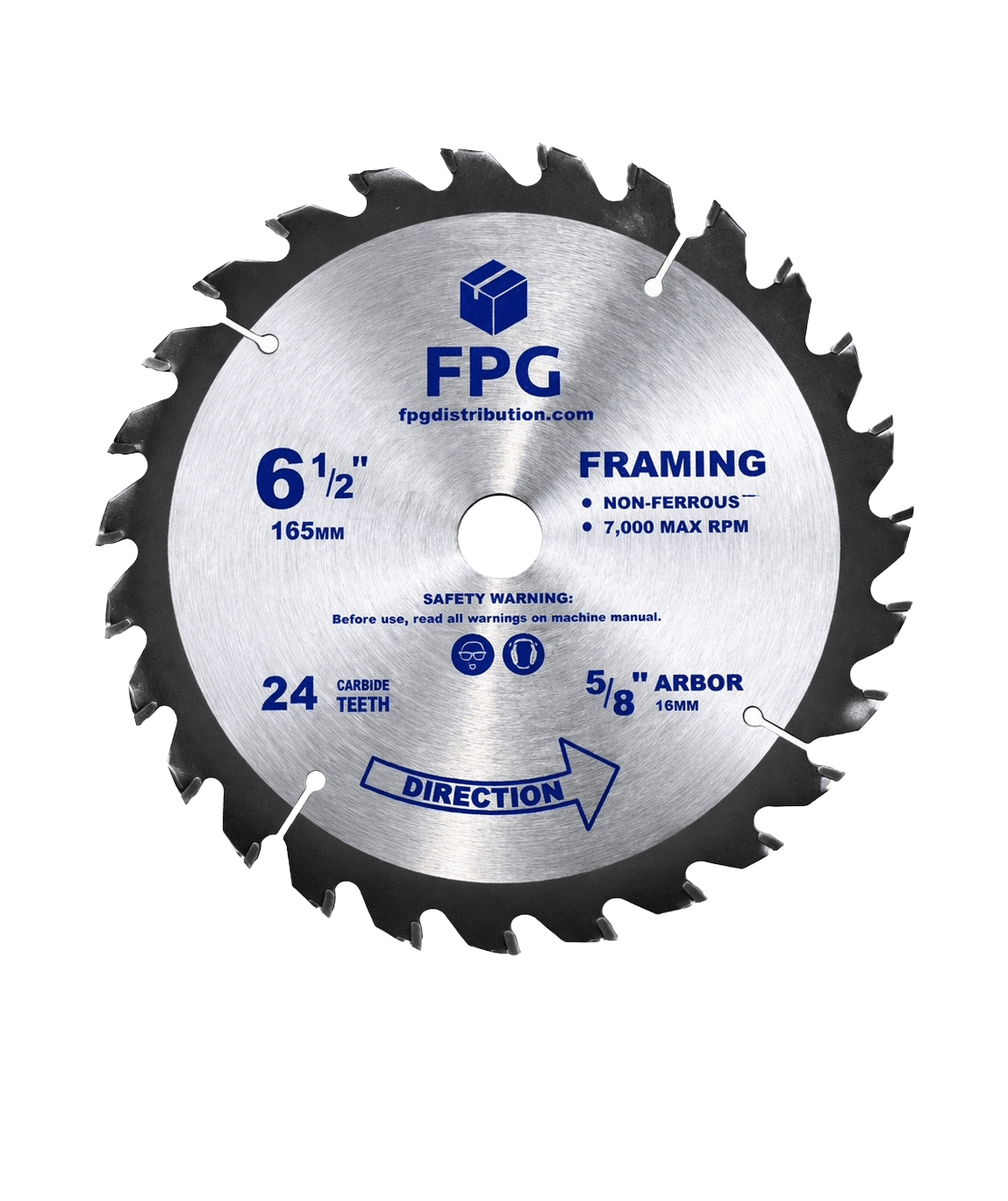 Circular Saw Blade — 6.5" 24T